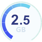 2.5 غيغابايت